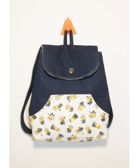 Sac à dos bleu foncé - garçon ou fille - Minions - T 3/5 ans