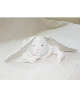 Doudou lapin blanc