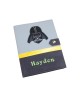 Protège carnet de santé Star Wars garçon rigide personnalisé gris - Cadeau de naissance personnalisé