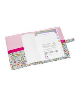 Protège carnet de santé fille rigide personnalisé - Cadeau de naissance personnalisé - liberty