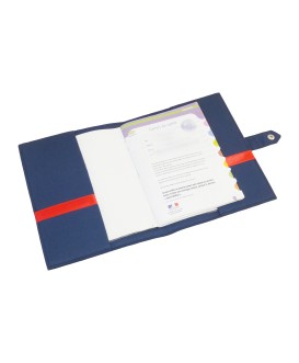 Protège carnet de santé rigide personnalisé - Petit prince - couleur bleu ciel - Cadeau de naissance garçon