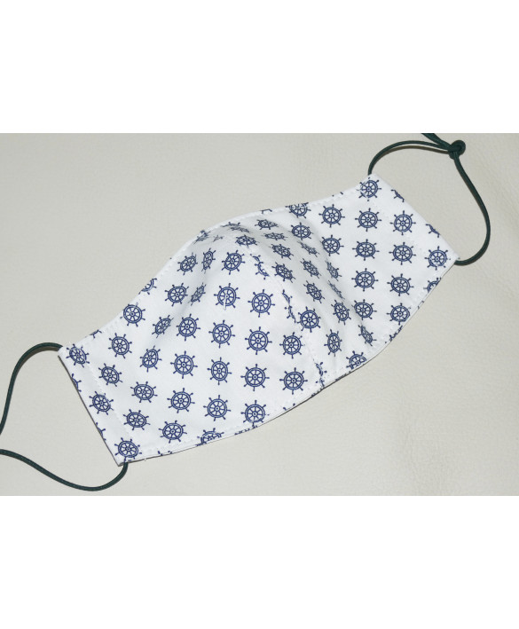 Masque en tissu pour enfant - Lavable et réutilisable - fille - garçon - thème marin Masque en tissu pour enfant - Lavable et réutilisable - fille - garçon - thème marin